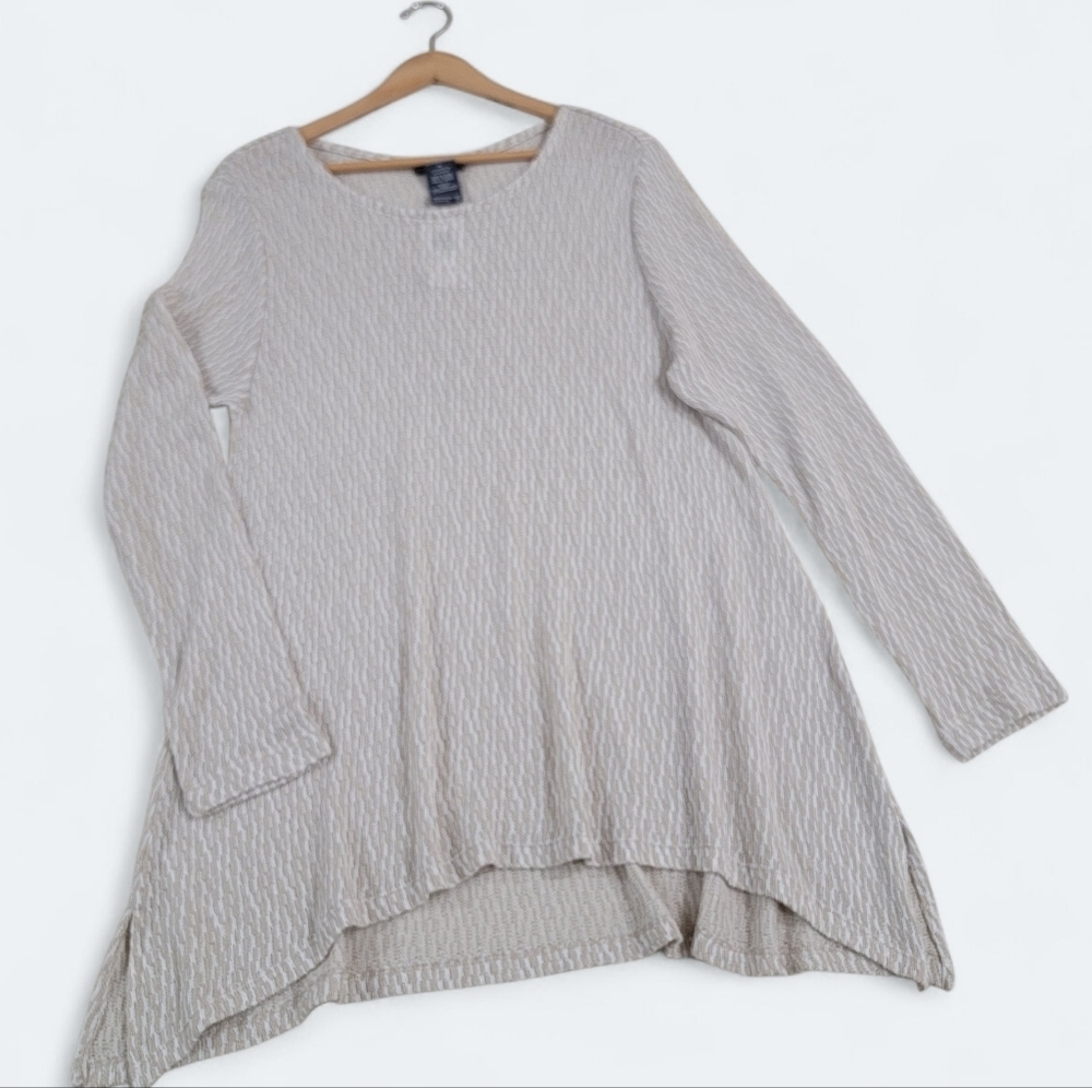 NEW Chelsea & Theodore Cream Women's Sweater Top Size XL